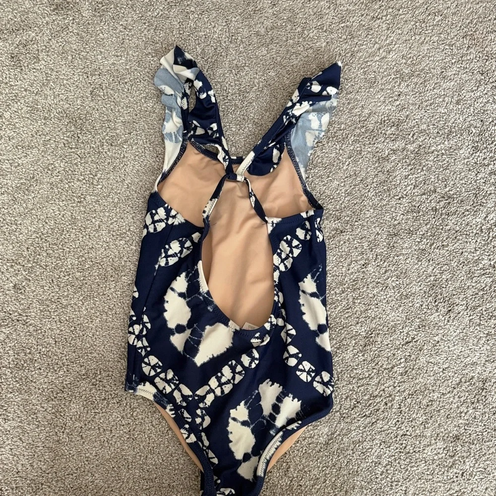 Crewcuts Navy and Cream Swimsuit